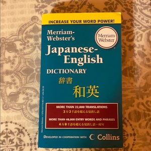 Slightly used Japanese dictionary